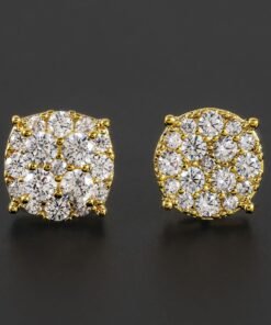 Round Diamond Earring